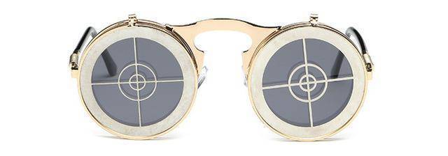 Round Punk Sunglasses