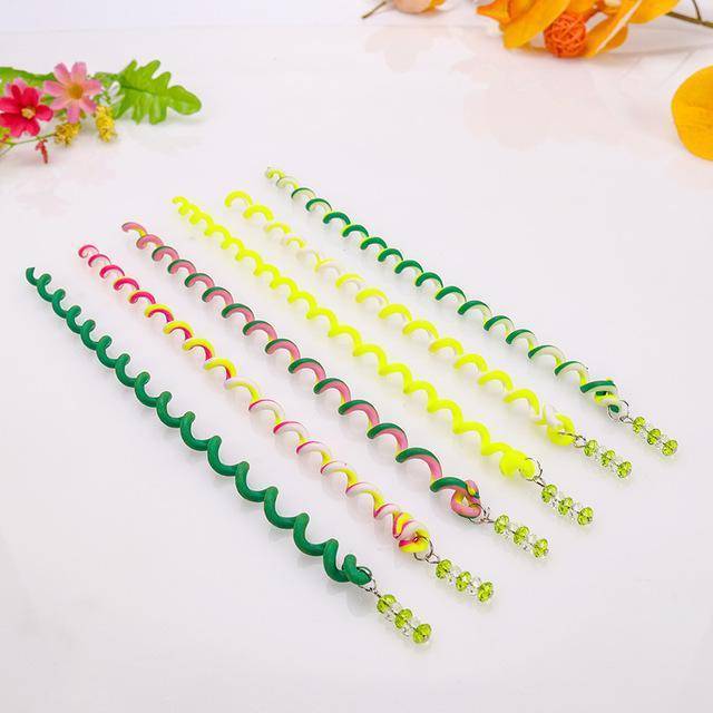 6PCS/lot  Long Elastic Hair Bands