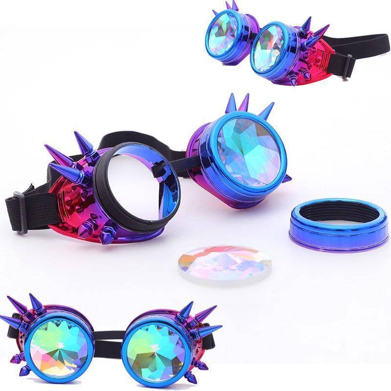 Kaleidoscope Diffracted Rave Glasses
