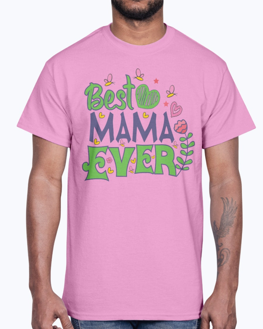 G2000 Unisex Ultra Cotton T-Shirt  Best mama ever  ( design-1561 )