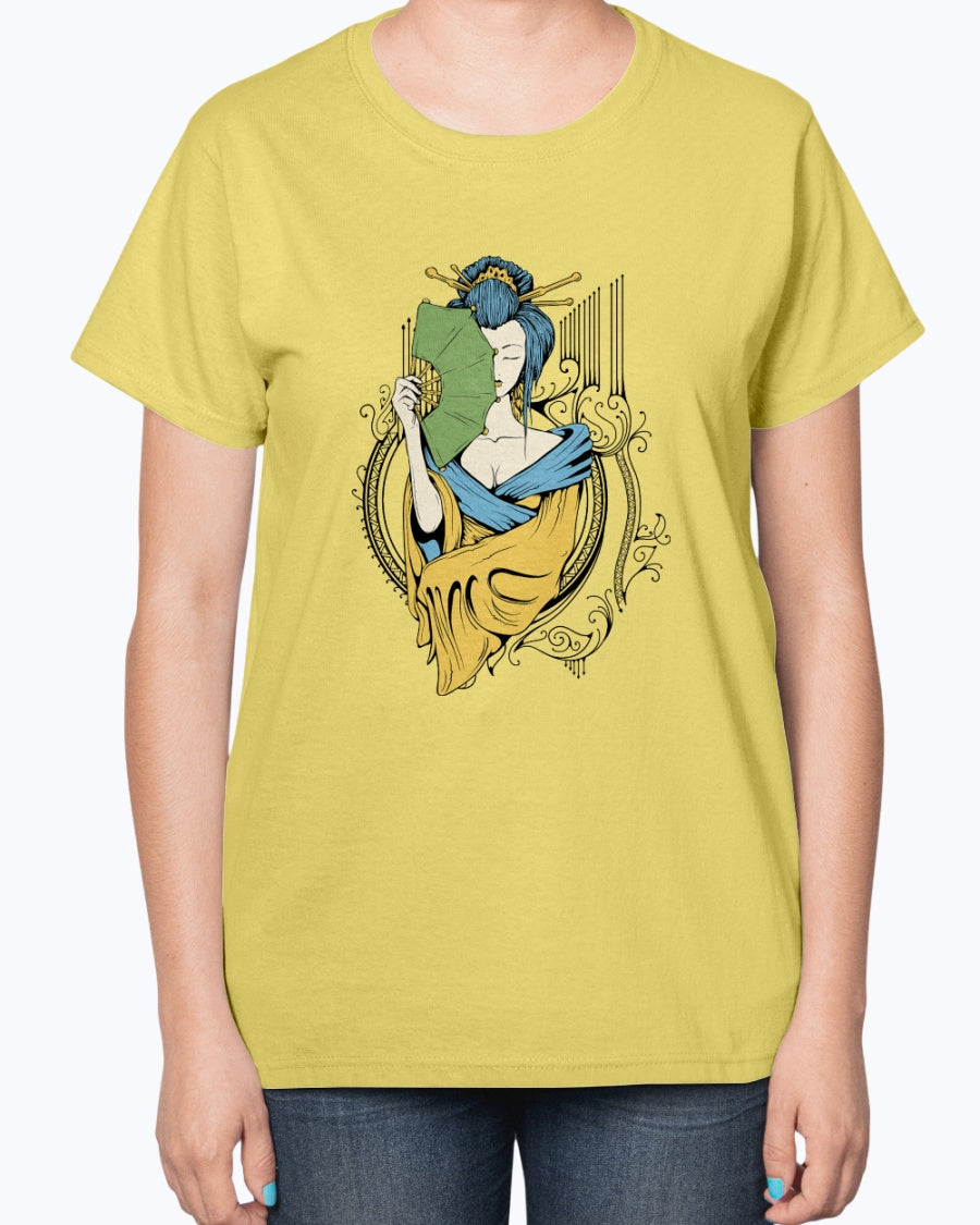 Gildan 2000L Ultra Cotton Ladies T-Shirt 14 colors Light      Geish, design-766