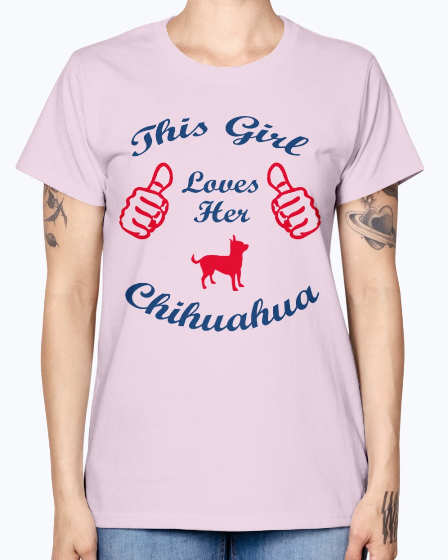 Gildan Ladies Missy T-Shirt    Chihuaha