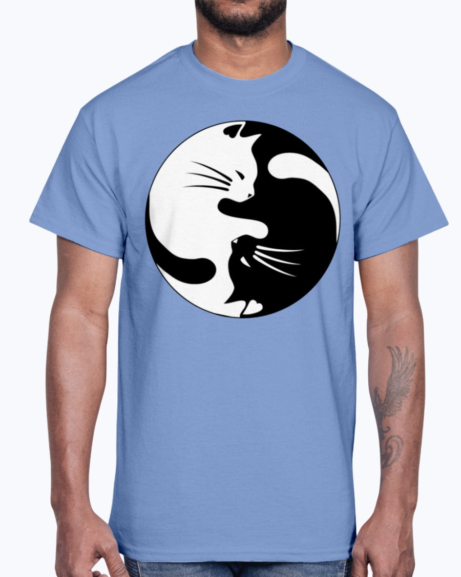 Men's Gildan Ultra Cotton T-Shirt   Cats yin (Mens)