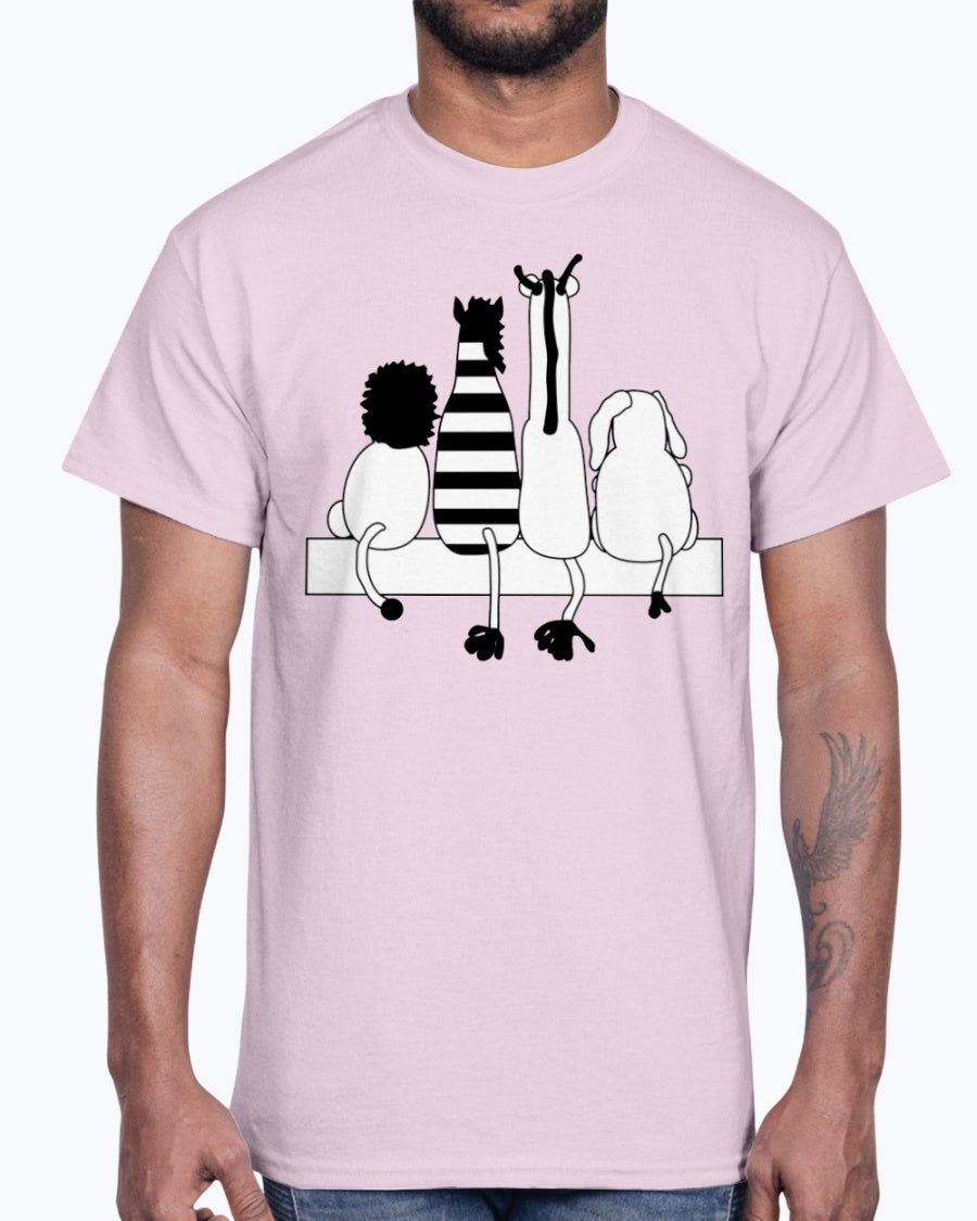 G2000 Unisex Ultra Cotton T-Shirt 12 Colors.   4 friends