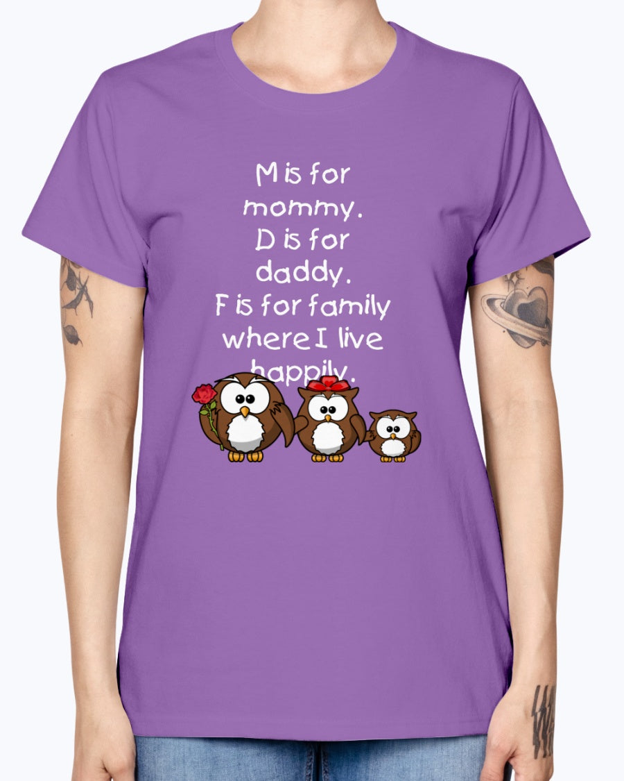 Gildan Ladies Missy T-Shirt 16 colors      Family sweatshirt