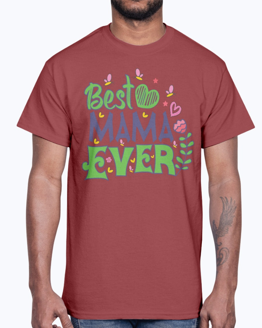 G2000 Unisex Ultra Cotton T-Shirt  Best mama ever  ( design-1561 )