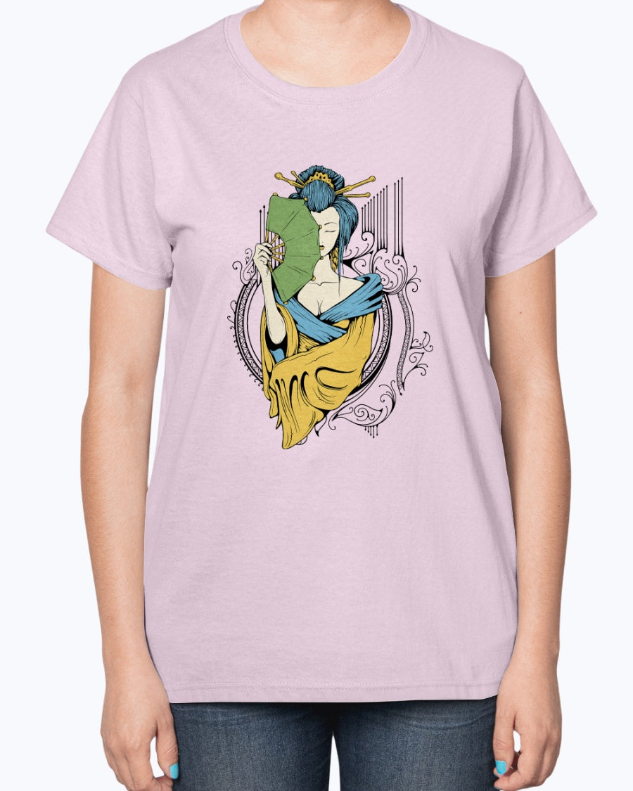 Gildan 2000L Ultra Cotton Ladies T-Shirt 14 colors Light      Geish, design-766
