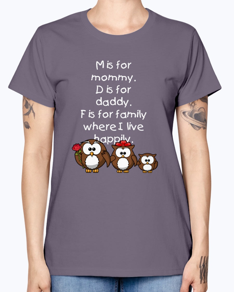 Gildan Ladies Missy T-Shirt 16 colors      Family sweatshirt