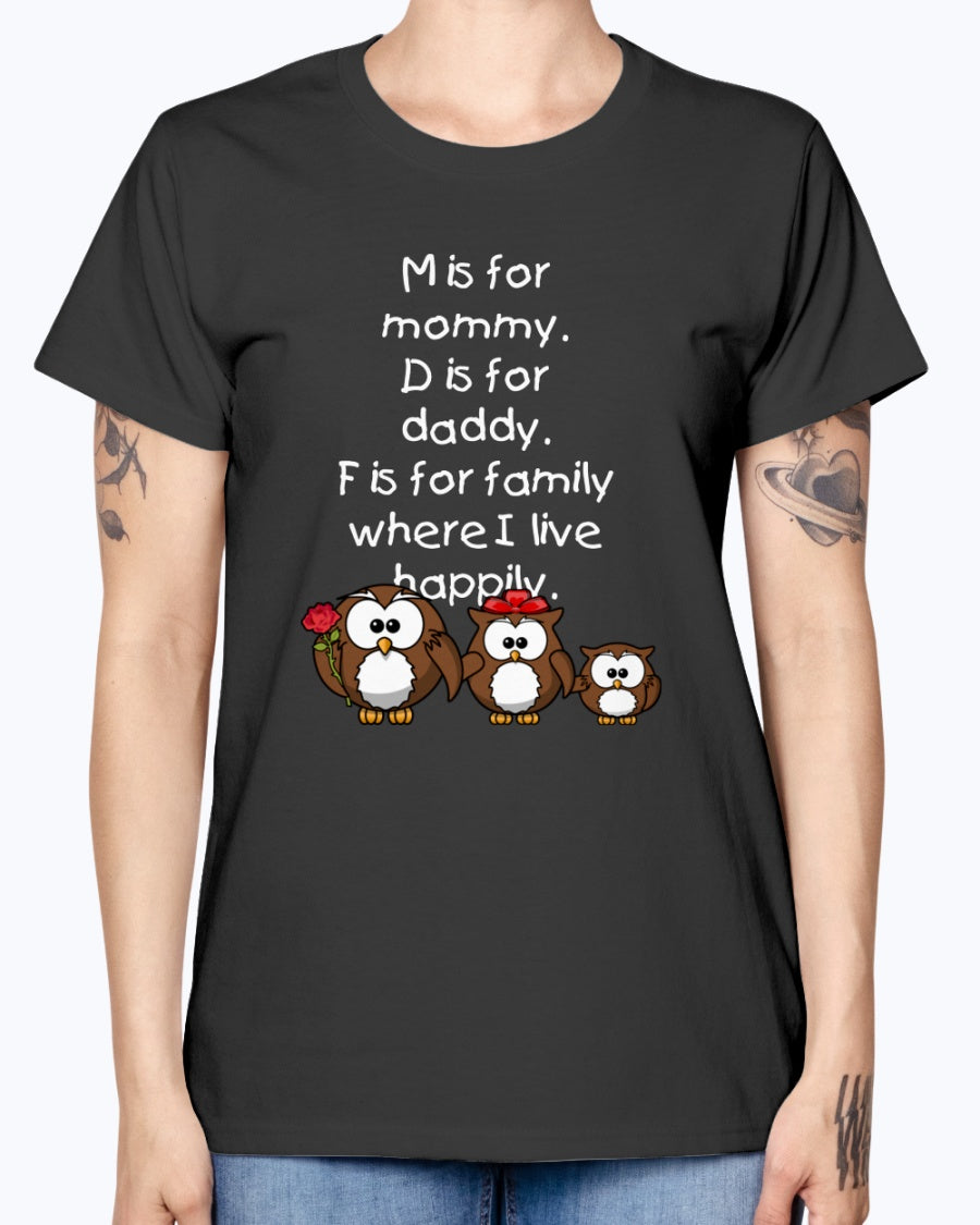 Gildan Ladies Missy T-Shirt 16 colors      Family sweatshirt