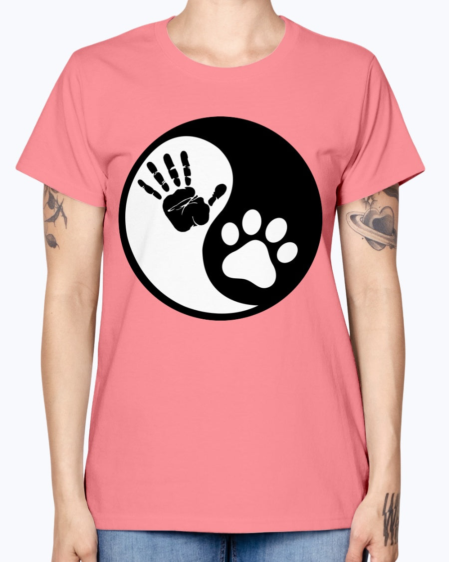 Gildan Ladies Missy T-Shirt   Yin Yang