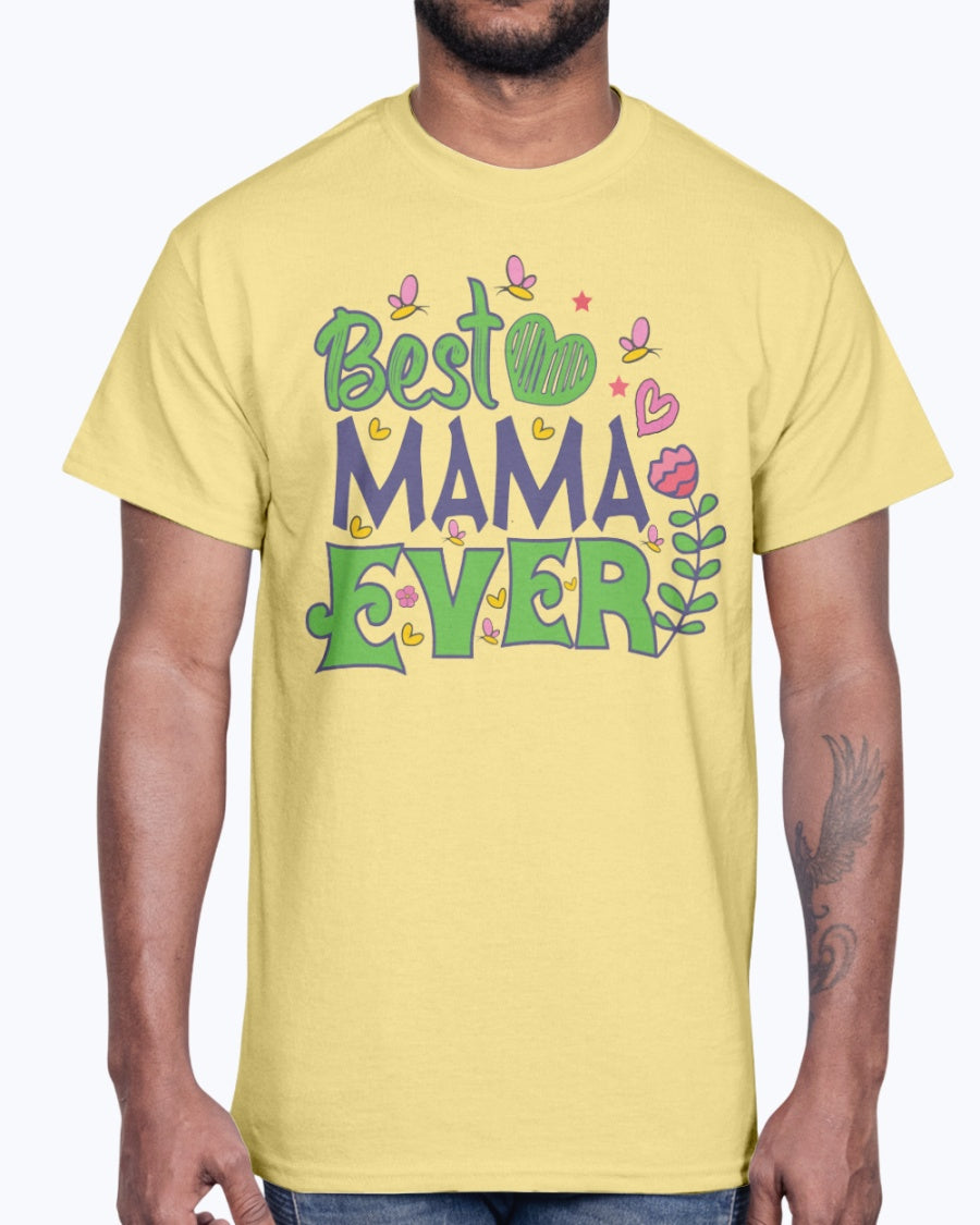 G2000 Unisex Ultra Cotton T-Shirt  Best mama ever  ( design-1561 )