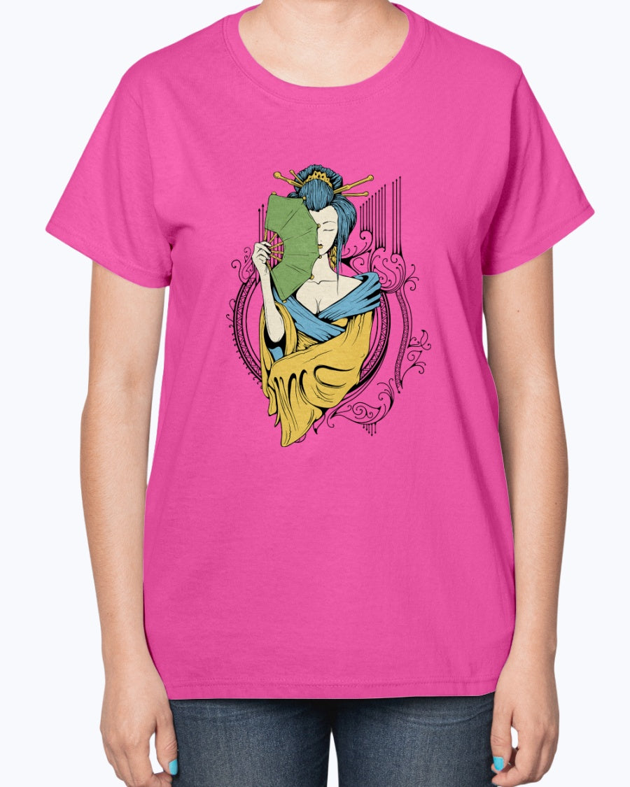 Gildan 2000L Ultra Cotton Ladies T-Shirt 14 colors Light      Geish, design-766