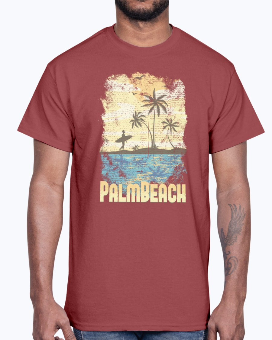 G2000 Unisex Ultra Cotton T-Shirt  Palmbeach  (design-355 )