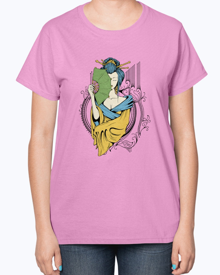Gildan 2000L Ultra Cotton Ladies T-Shirt 14 colors Light      Geish, design-766