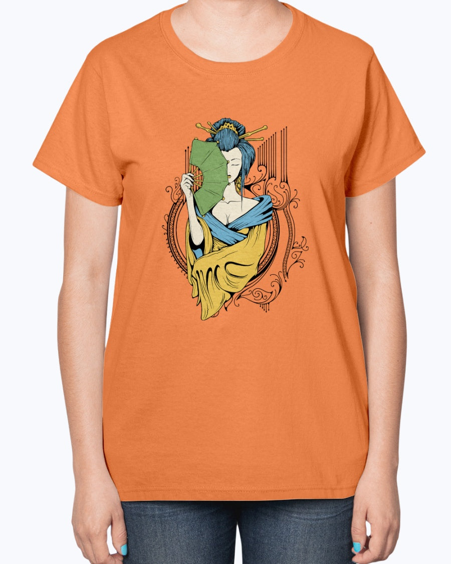 Gildan 2000L Ultra Cotton Ladies T-Shirt 14 colors Light      Geish, design-766