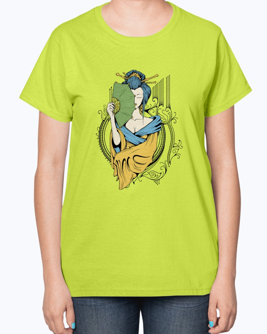 Gildan 2000L Ultra Cotton Ladies T-Shirt 14 colors Light      Geish, design-766