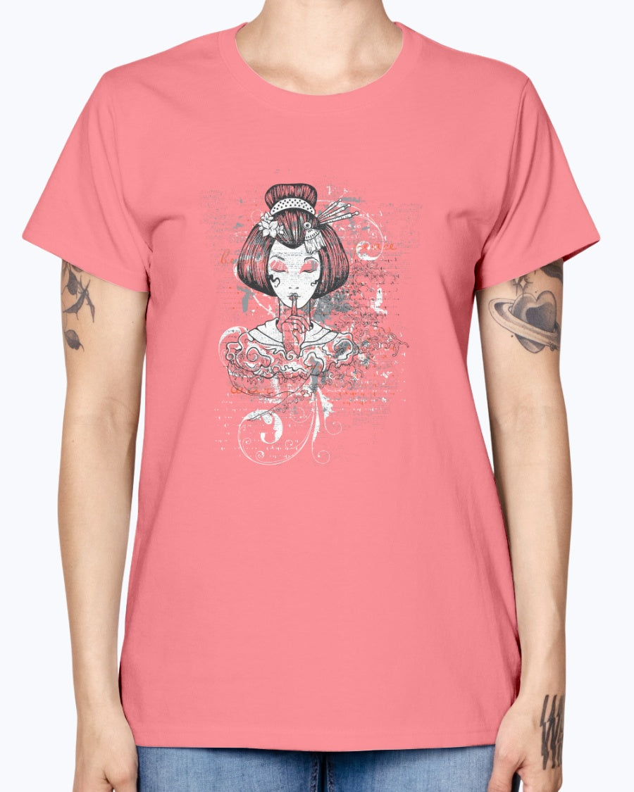 Gildan Ladies Missy T-Shirt.  Designious tshirt