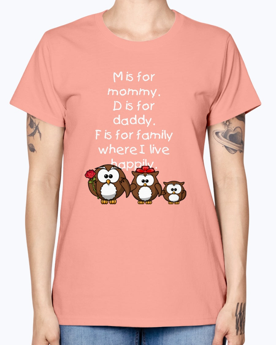 Gildan Ladies Missy T-Shirt 16 colors      Family sweatshirt