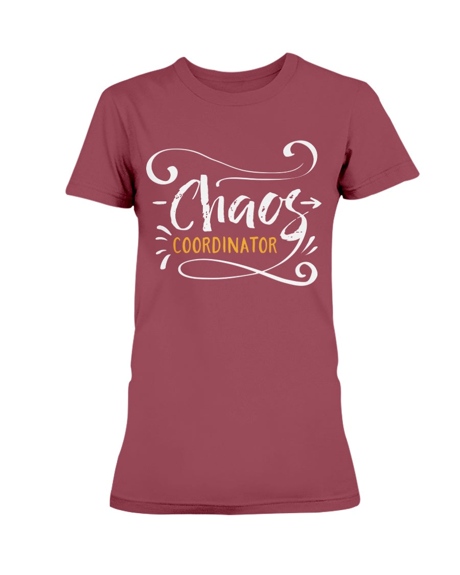 Gildan Ladies Missy Cotton T-Shirt Chaos Coordinator
