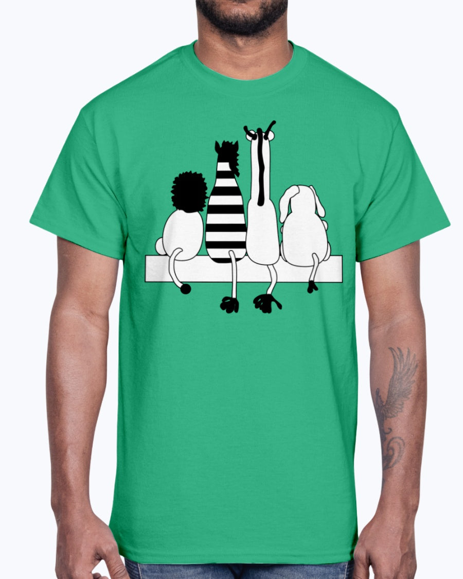 G2000 Unisex Ultra Cotton T-Shirt 12 Colors.   4 friends