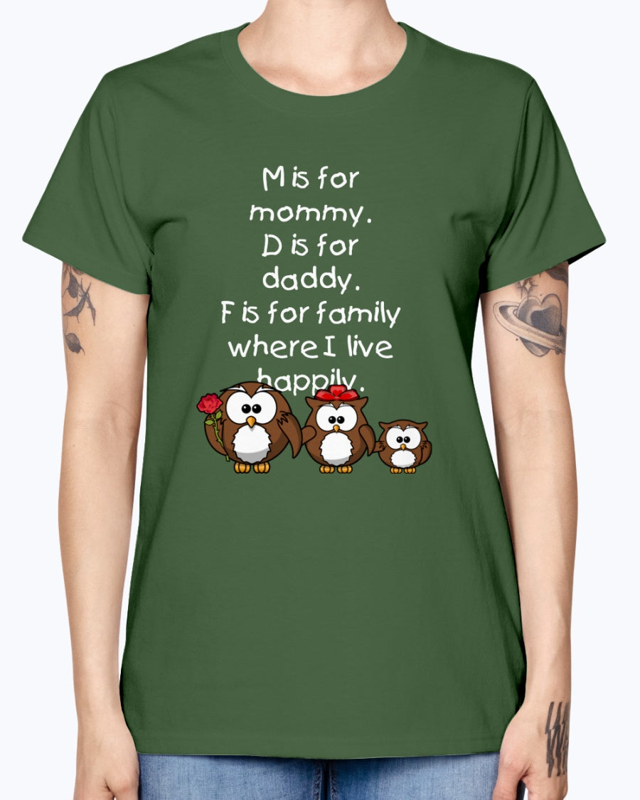 Gildan Ladies Missy T-Shirt 16 colors      Family sweatshirt