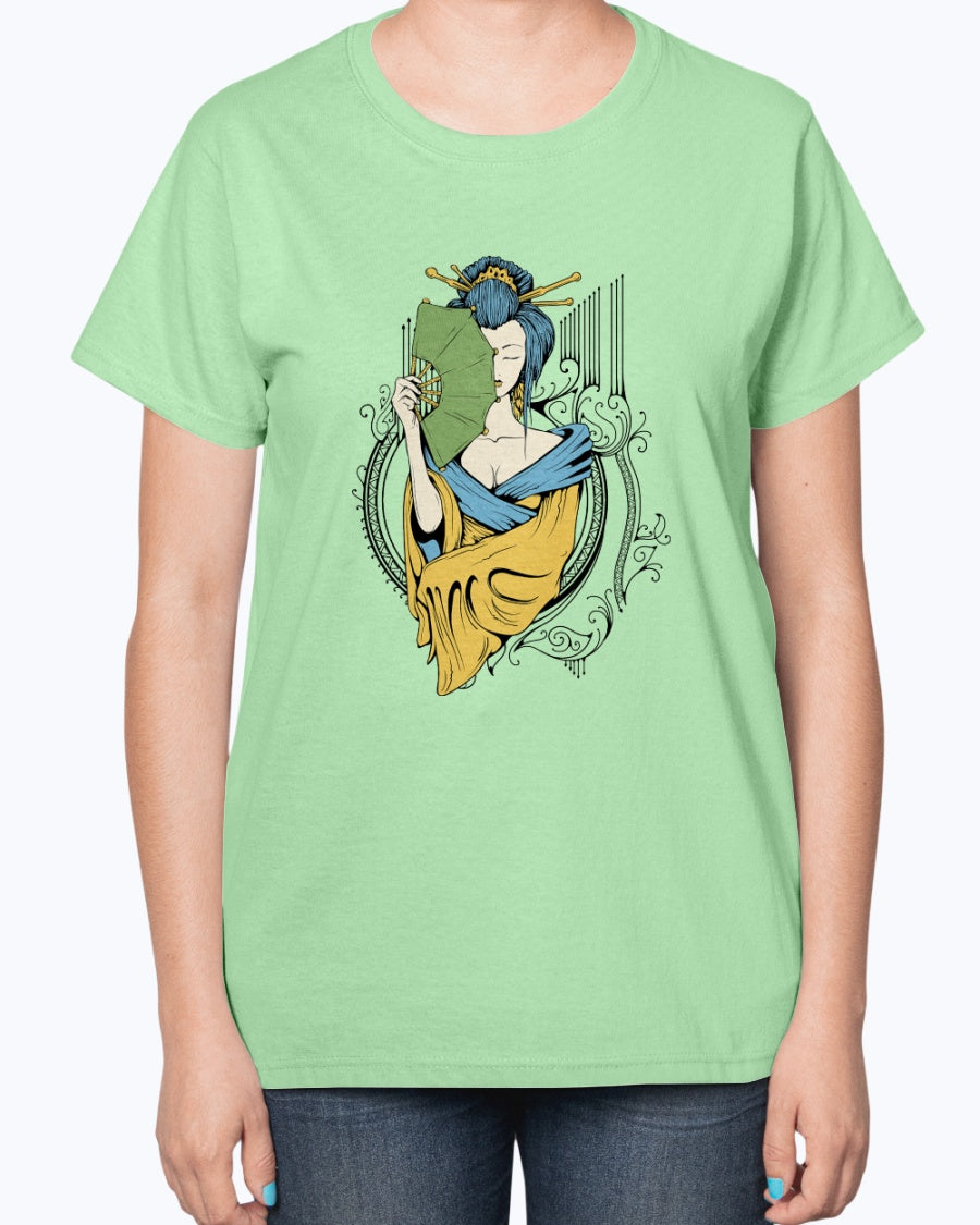 Gildan 2000L Ultra Cotton Ladies T-Shirt 14 colors Light      Geish, design-766