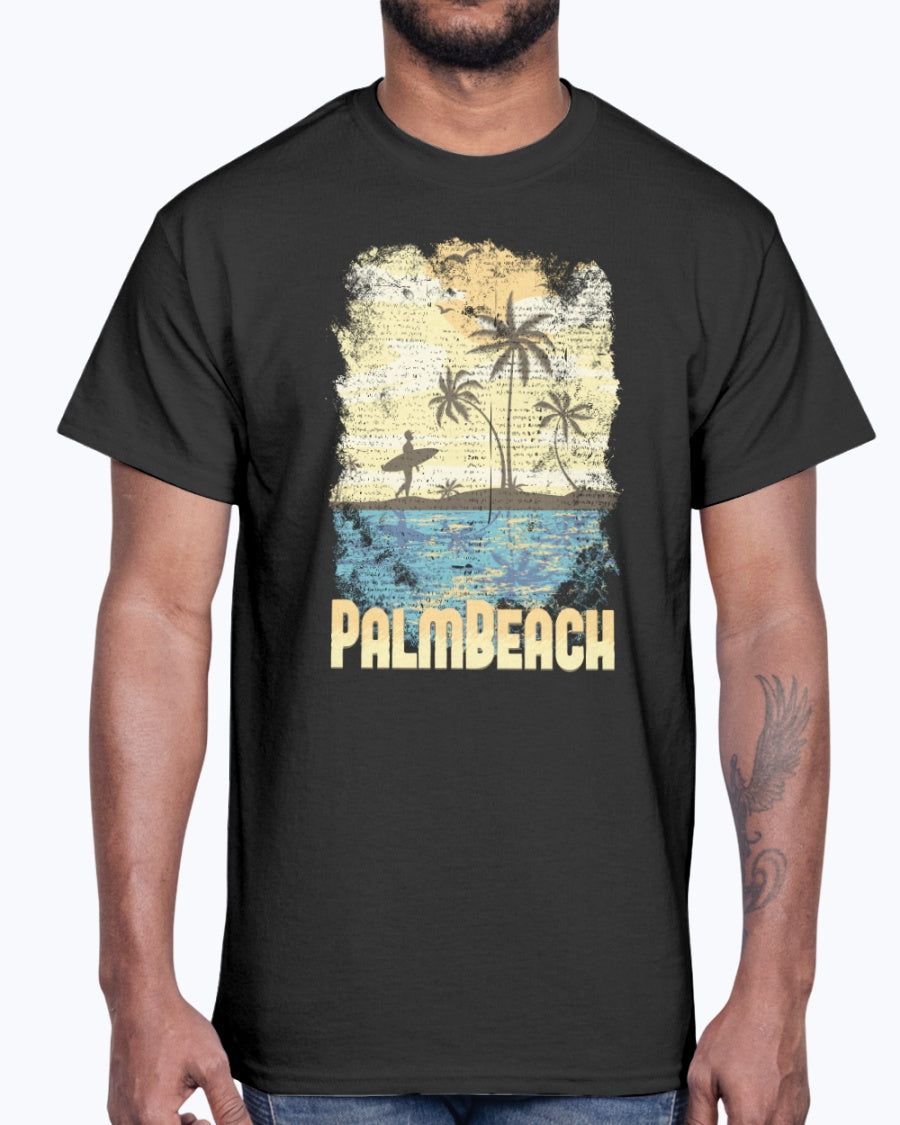 G2000 Unisex Ultra Cotton T-Shirt  Palmbeach  (design-355 )