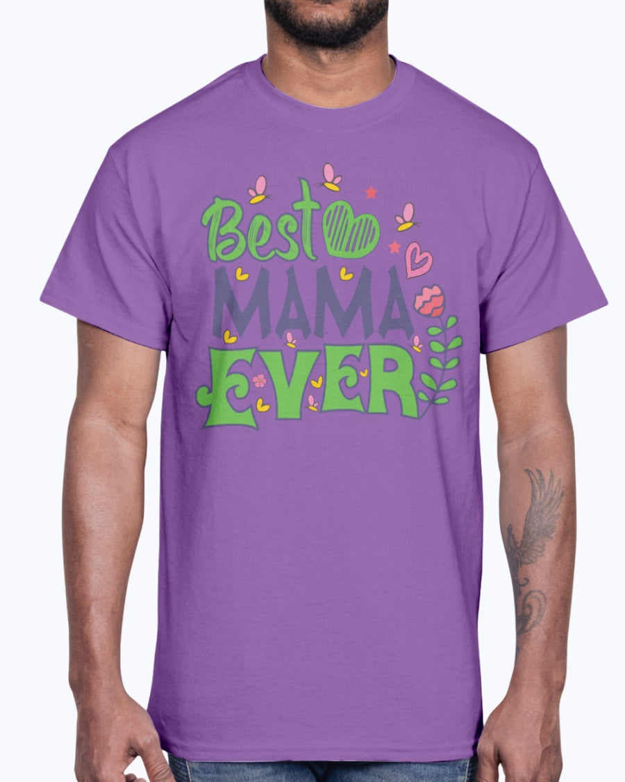G2000 Unisex Ultra Cotton T-Shirt  Best mama ever  ( design-1561 )