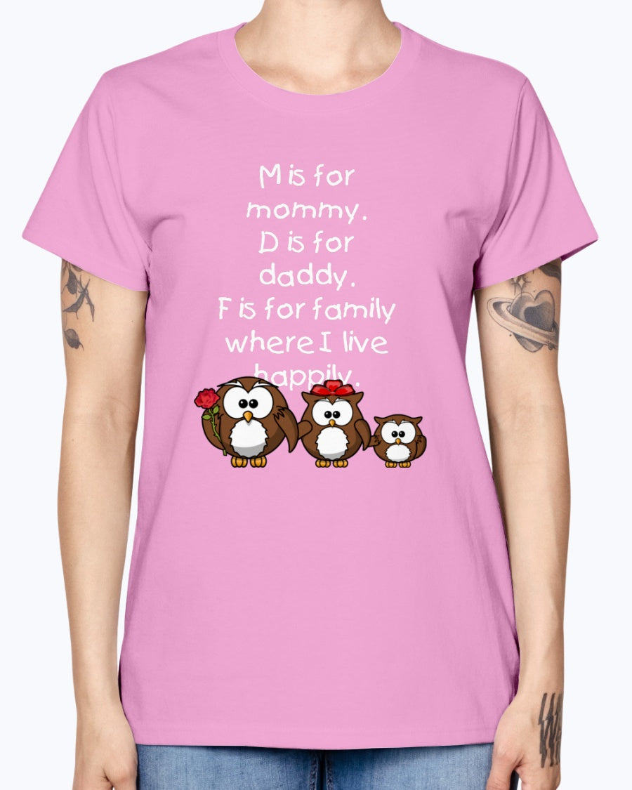 Gildan Ladies Missy T-Shirt 16 colors      Family sweatshirt