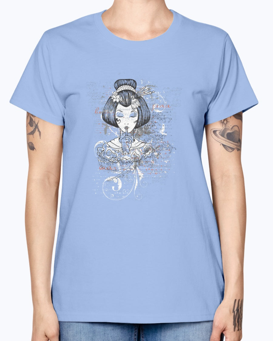 Gildan Ladies Missy T-Shirt.  Designious tshirt