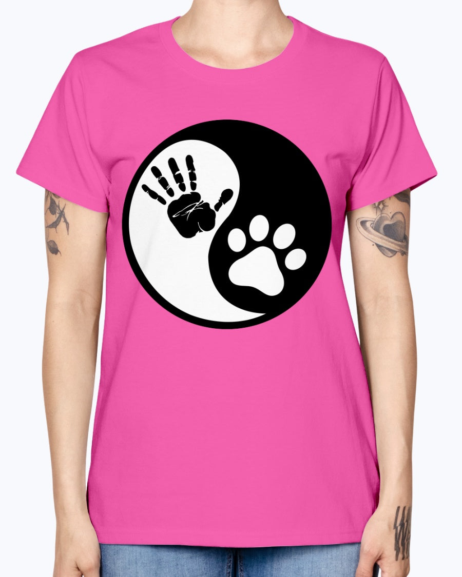 Gildan Ladies Missy T-Shirt   Yin Yang