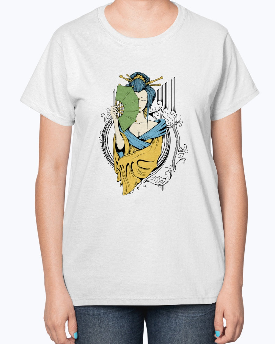 Gildan 2000L Ultra Cotton Ladies T-Shirt 14 colors Light      Geish, design-766