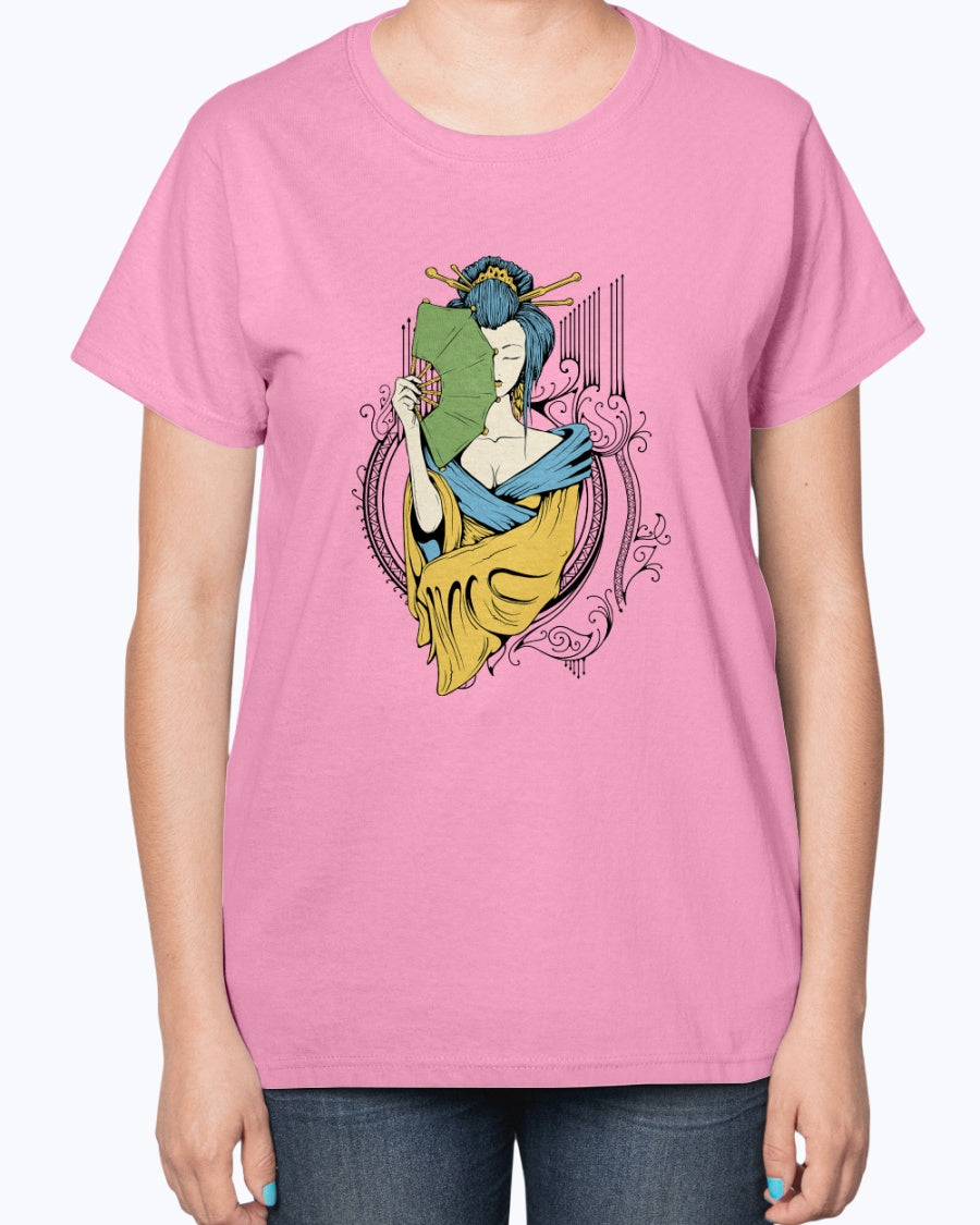 Gildan 2000L Ultra Cotton Ladies T-Shirt 14 colors Light      Geish, design-766