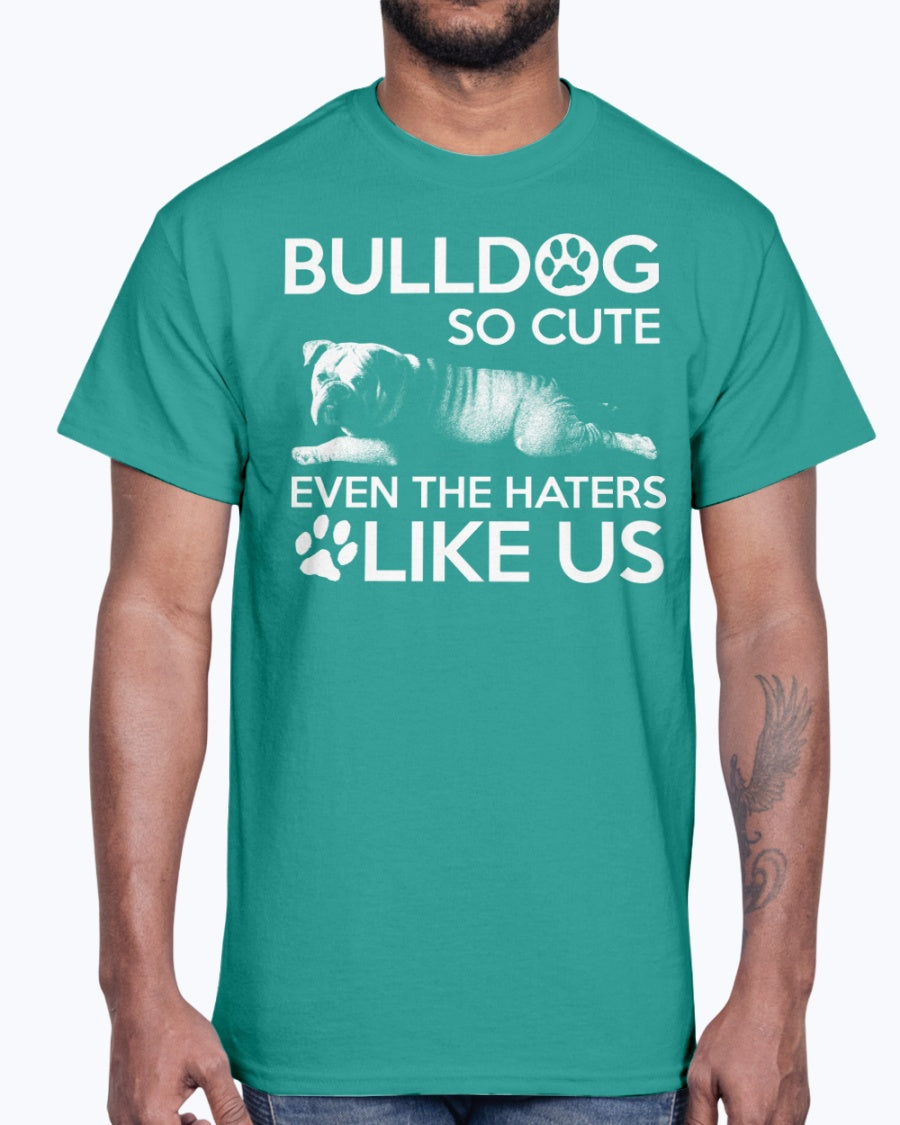 Men's Gildan Ultra Cotton T-Shirt   Bulldog so cute