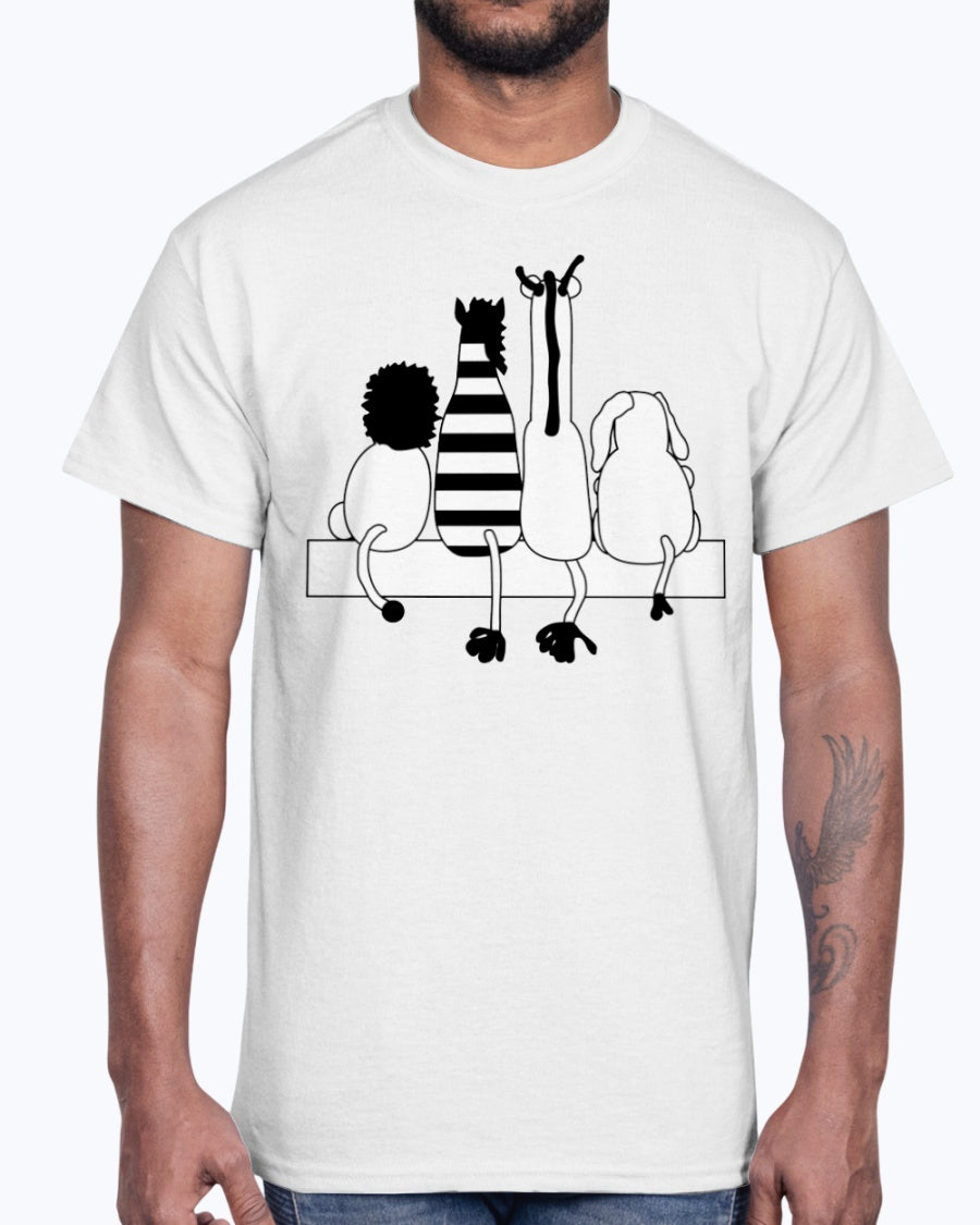 Men's Gildan Ultra Cotton T-Shirt   4 friends