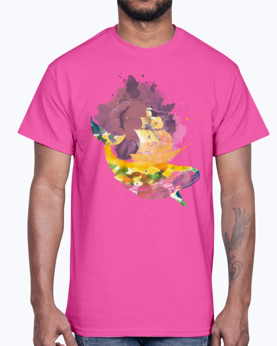 G2000 Unisex Ultra Cotton T-Shirt 12 Colors. Whale