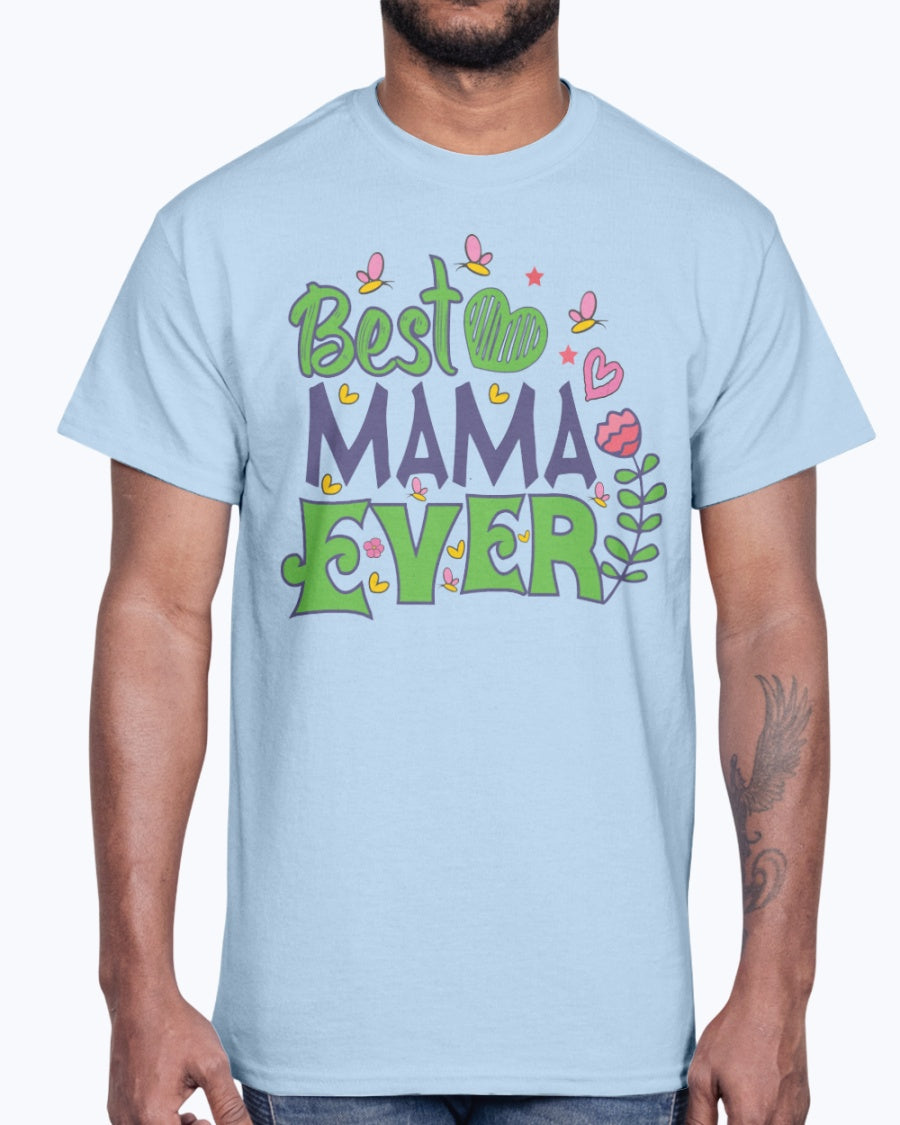 G2000 Unisex Ultra Cotton T-Shirt  Best mama ever  ( design-1561 )