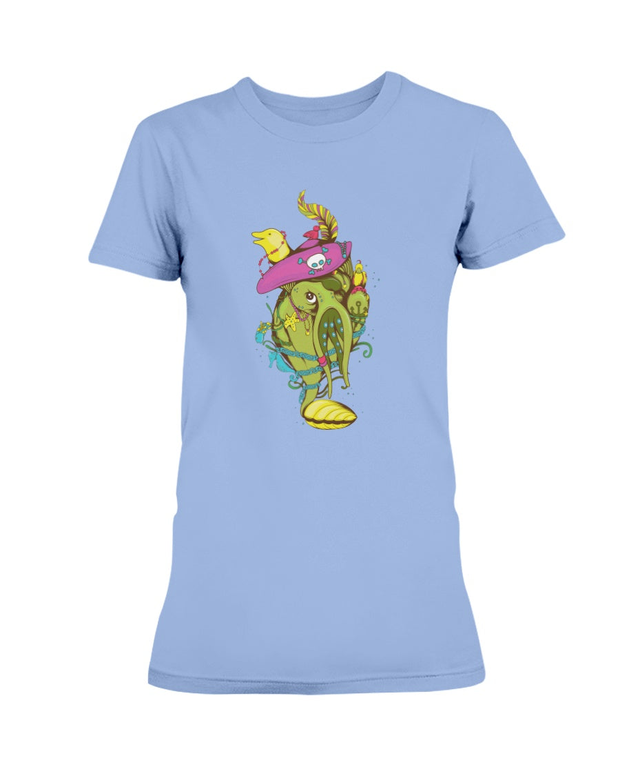 Gildan Ladies Missy T-Shirt ocean characters