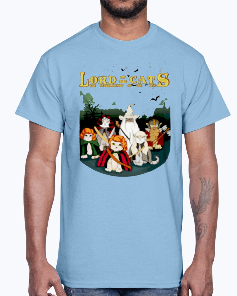 Men's Gildan Ultra Cotton T-Shirt   LORD OF THE CATS