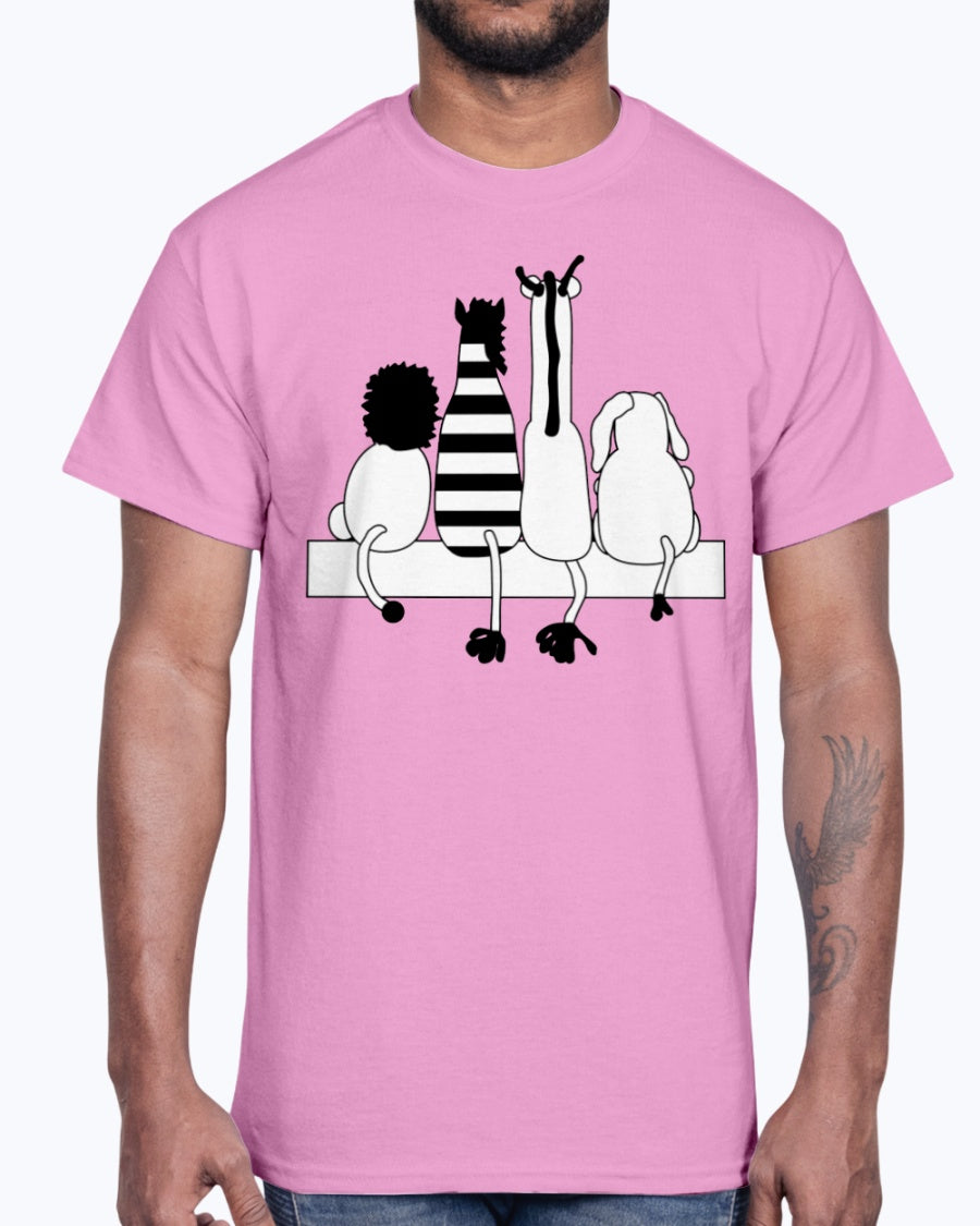 G2000 Unisex Ultra Cotton T-Shirt 12 Colors.   4 friends