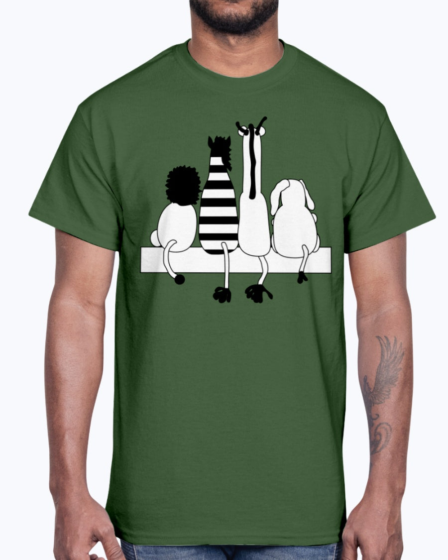 Men's Gildan Ultra Cotton T-Shirt   4 friends