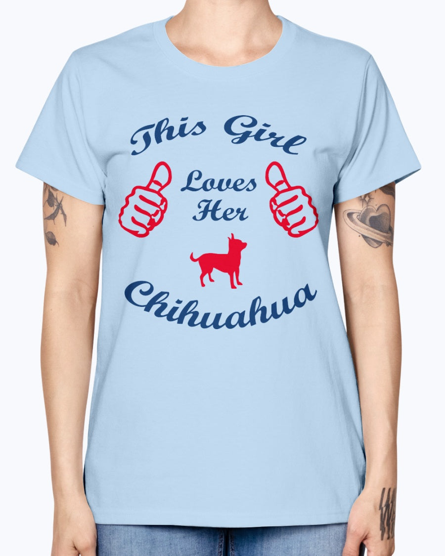 Gildan Ladies Missy T-Shirt    Chihuaha