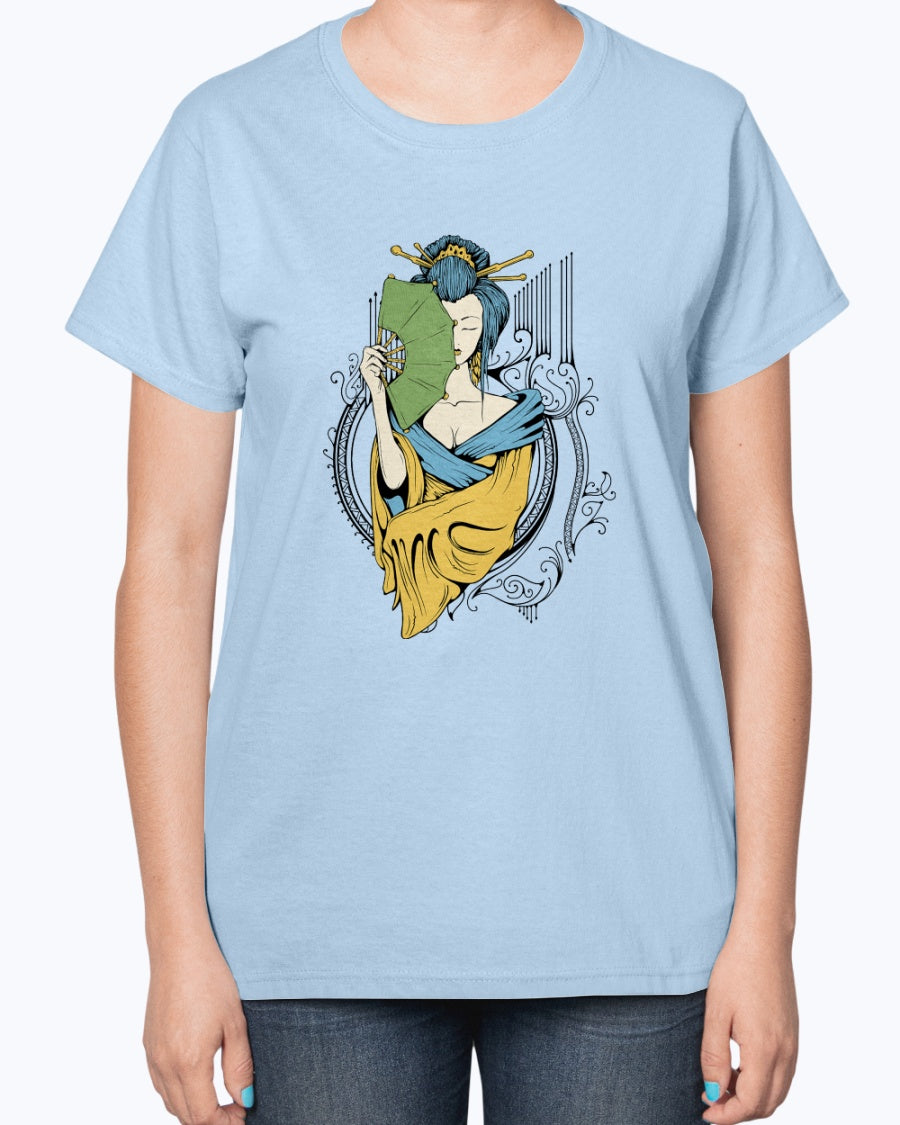 Gildan 2000L Ultra Cotton Ladies T-Shirt 14 colors Light      Geish, design-766