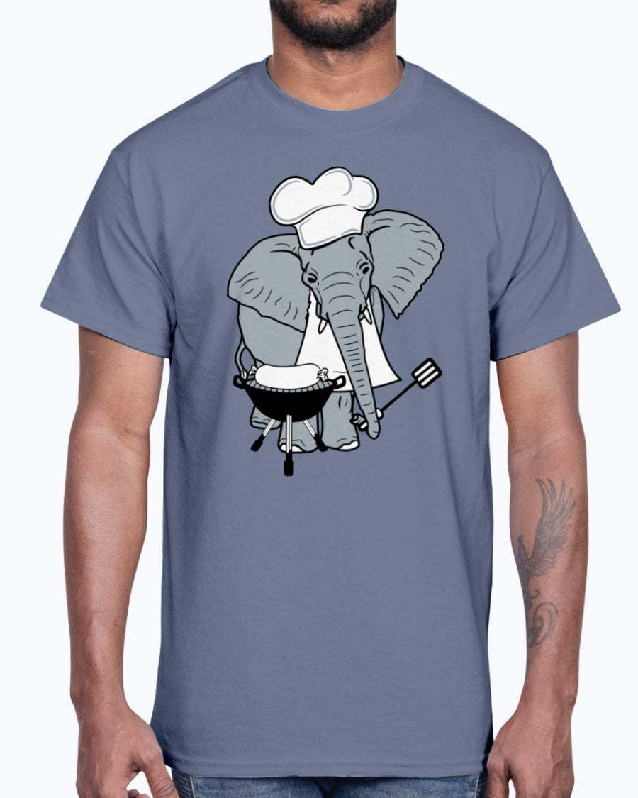 G2000 Unisex Ultra Cotton T-Shirt 12 Colors.   Cook,  elephant