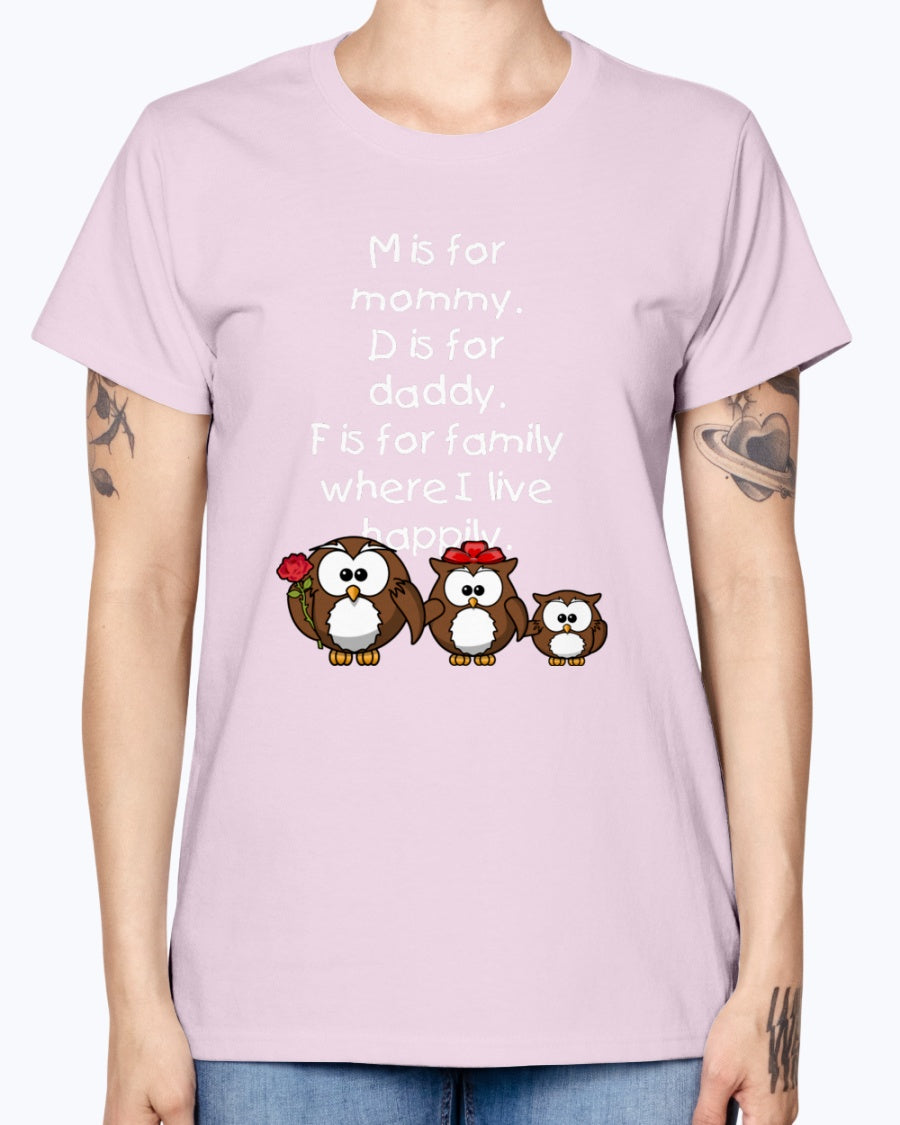 Gildan Ladies Missy T-Shirt 16 colors      Family sweatshirt