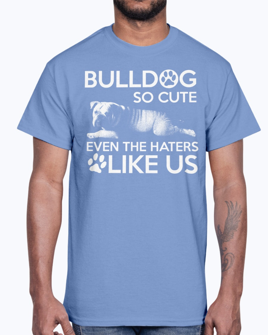 Men's Gildan Ultra Cotton T-Shirt   Bulldog so cute