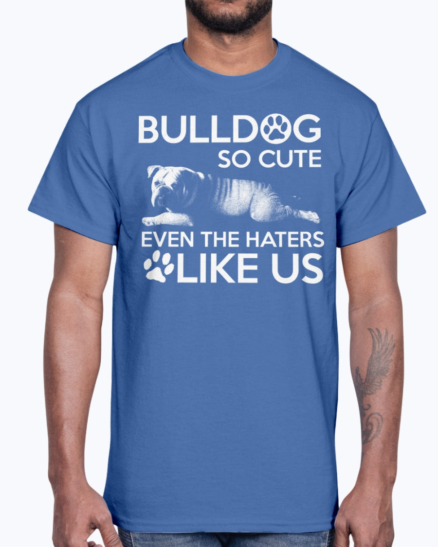 Men's Gildan Ultra Cotton T-Shirt   Bulldog so cute