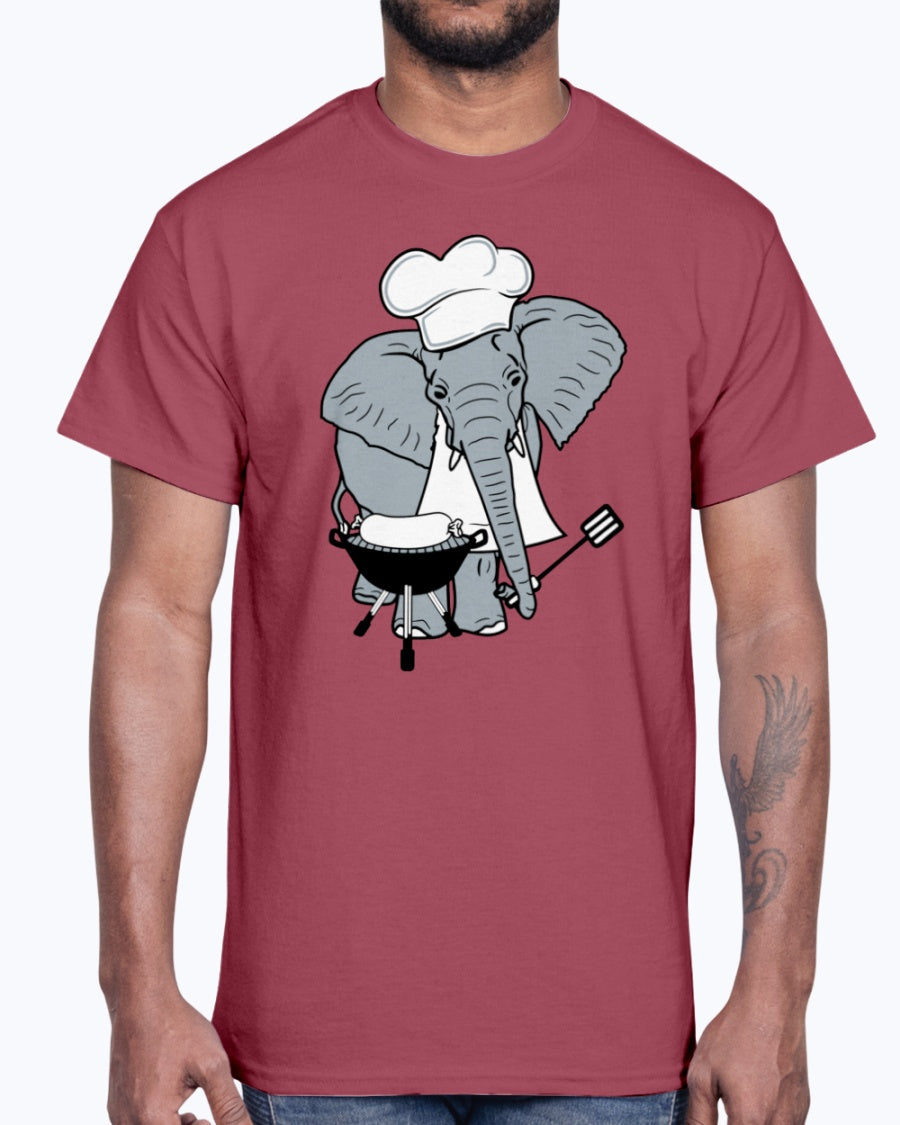 G2000 Unisex Ultra Cotton T-Shirt 12 Colors.   Cook,  elephant