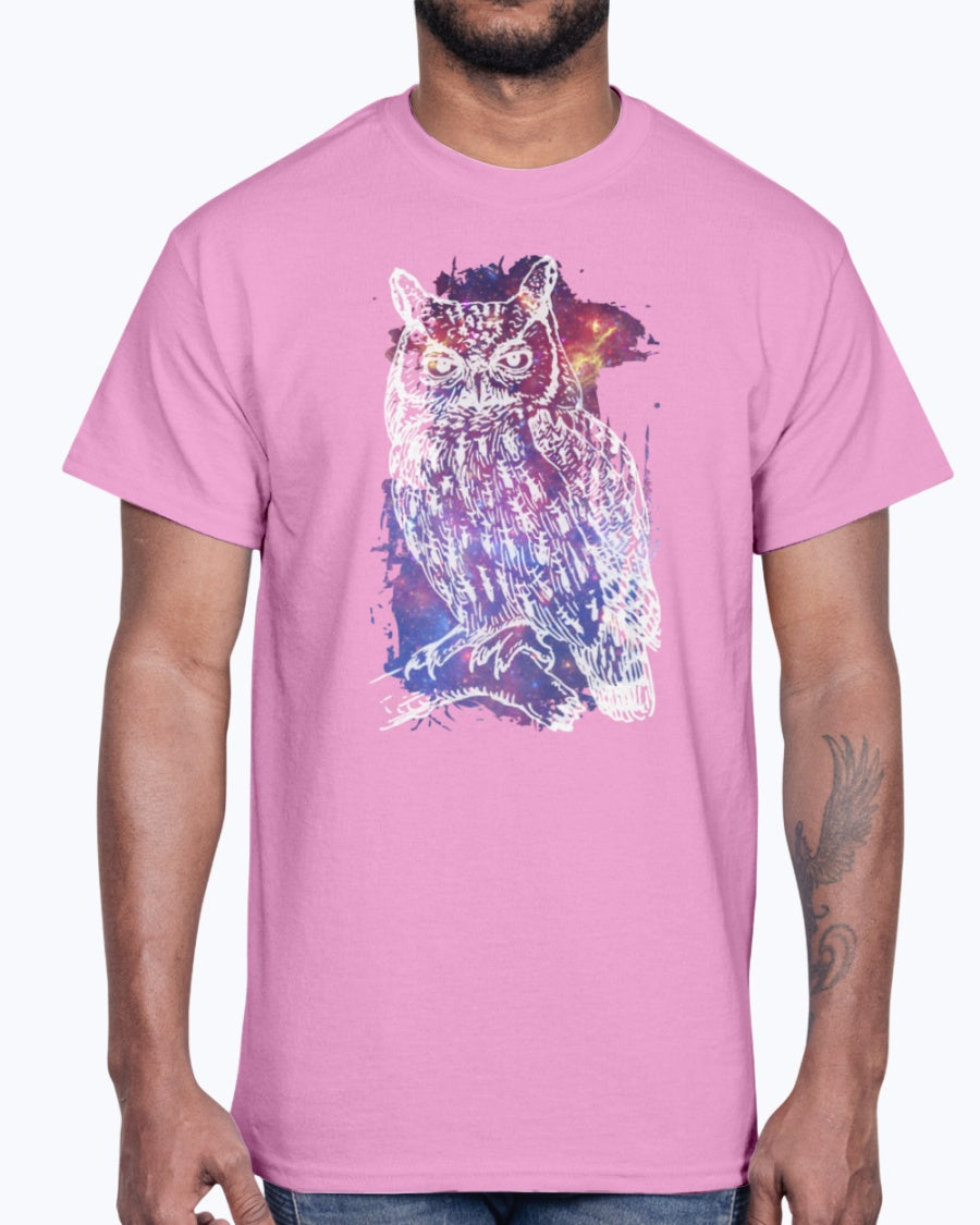 G2000 Unisex Ultra Cotton T-Shirt 12 Colors. Cosmic Owl Women's