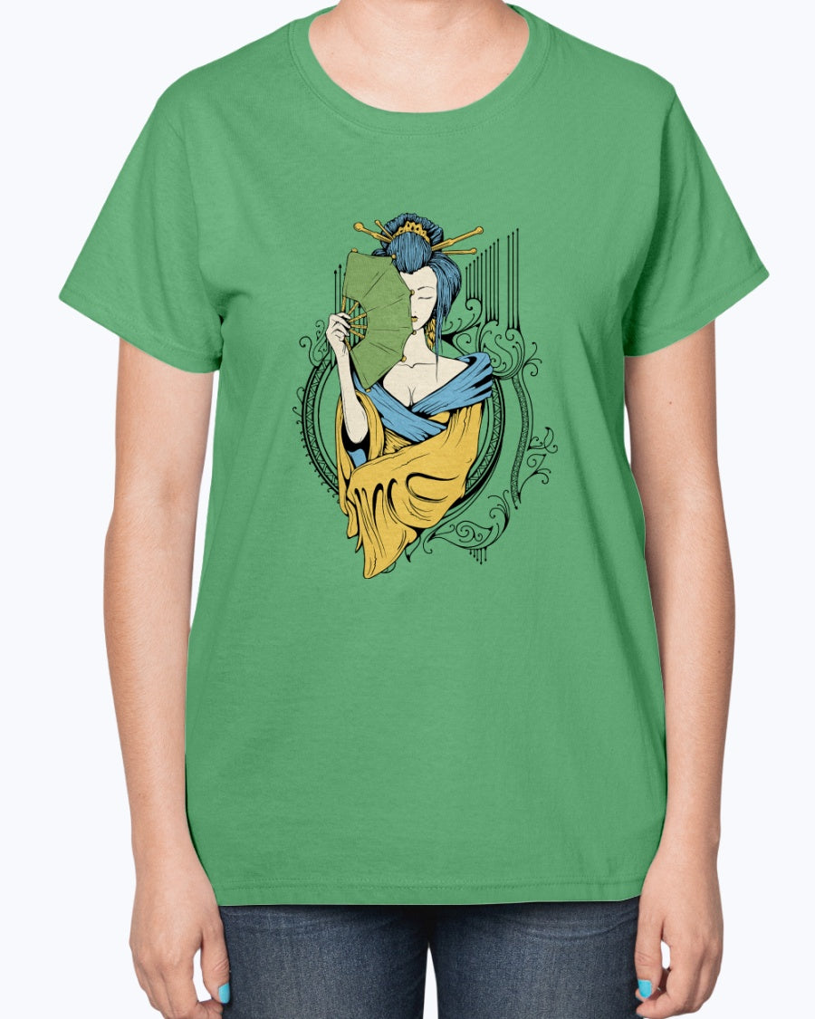 Gildan 2000L Ultra Cotton Ladies T-Shirt 14 colors Light      Geish, design-766